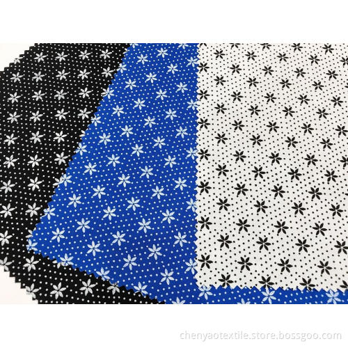 97%Cotton/3%Stretch Plain Pigment Printed Fabric